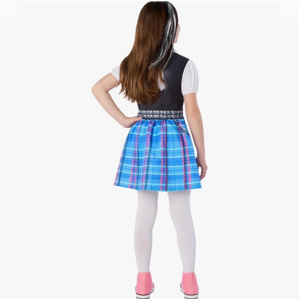 Spirit Halloween Kids Monster High Frankie Stein Costume Child Medium 8-10 - Picture 2 of 14